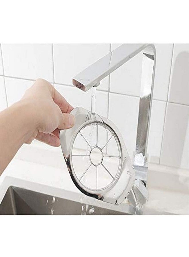HELLYZ Stainless Steel Fruits, Veggies and Melon Cutter Divider Slicer Kitchenware (Stainless Steel Apple Cutter) - Image 5